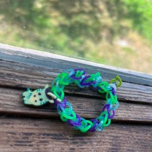 Jungle zebra charm kids bracelet